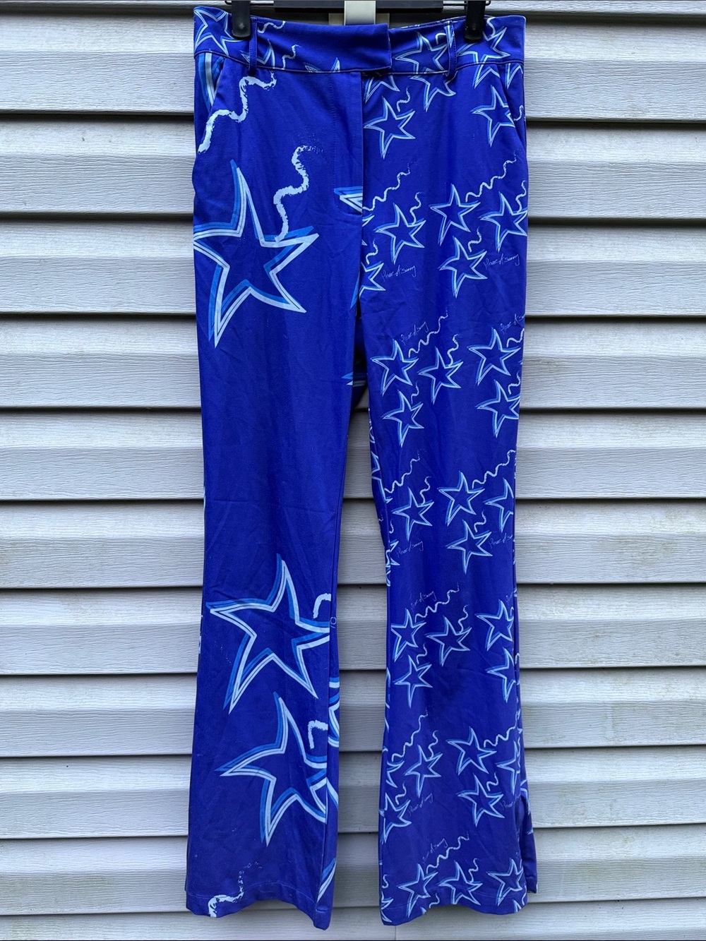 Anthropologie | House of Sunny Hall of Fame Party Pant Flare Leg Star Print 6
